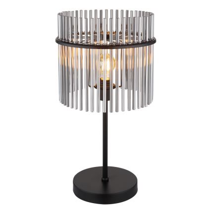 Globo - Candeeiro de mesa 1xE27/60W/230V Ø 30 cm preto