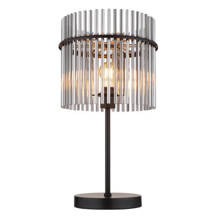 Globo - Candeeiro de mesa 1xE27/60W/230V Ø 30 cm preto