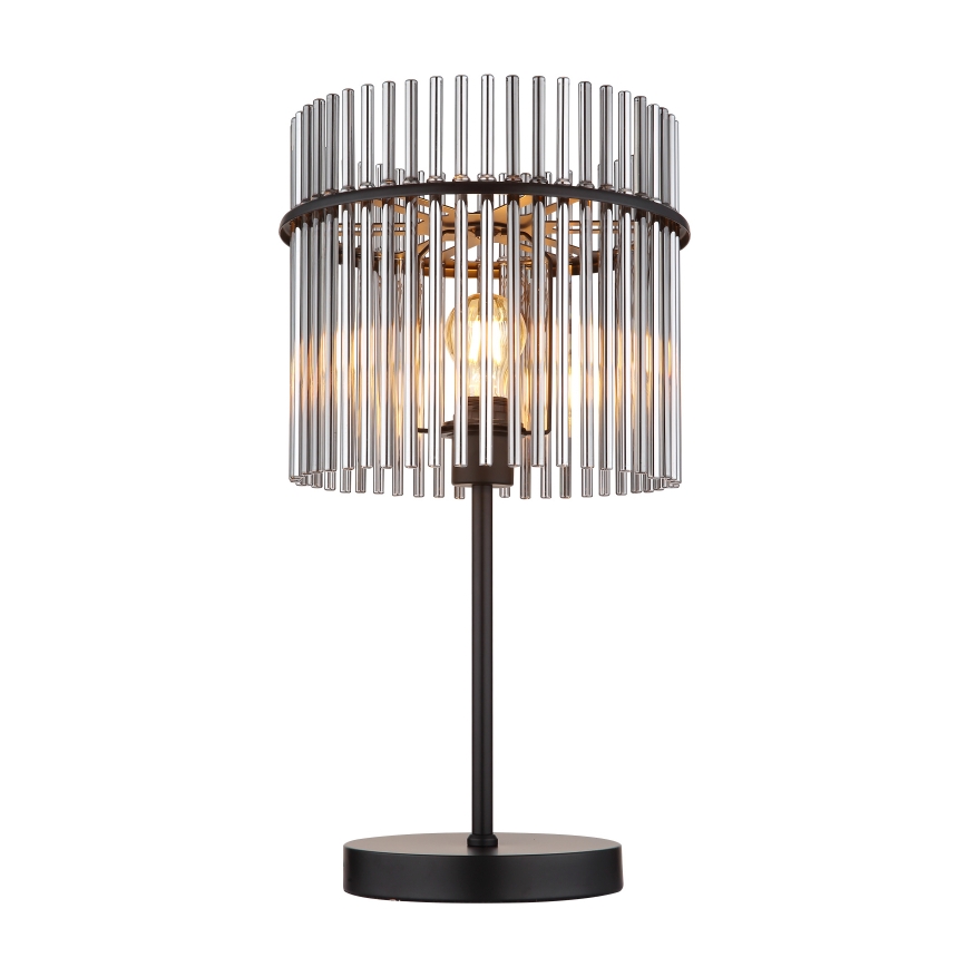 Globo - Candeeiro de mesa 1xE27/60W/230V Ø 30 cm preto