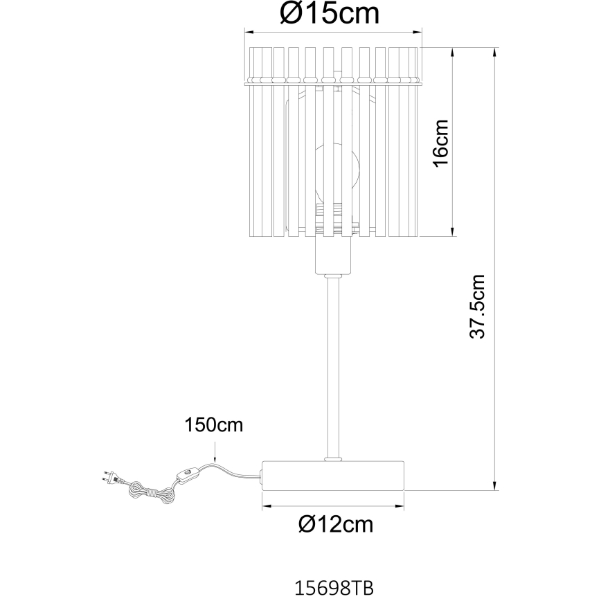 Globo - Candeeiro de mesa 1xE14/40W/230V