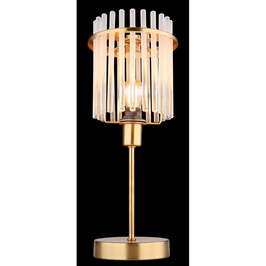 Globo - Candeeiro de mesa 1xE14/40W/230V diâmetro 15 cm dourado