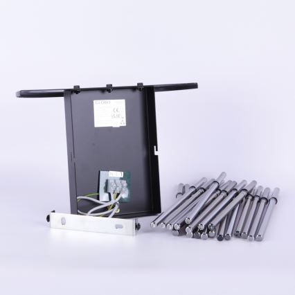 Globo - Iluminação de parede 1xE27/60W/230V preto