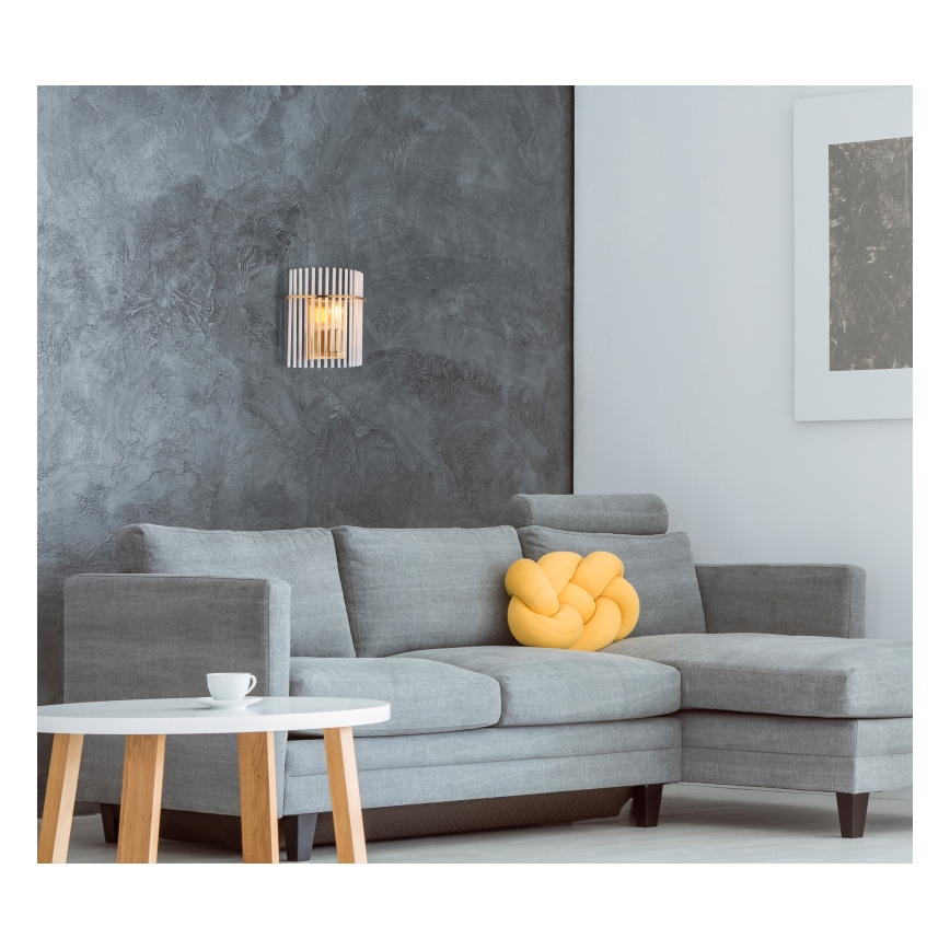 Globo - Iluminação de parede 1xE27/60W/230V dourado