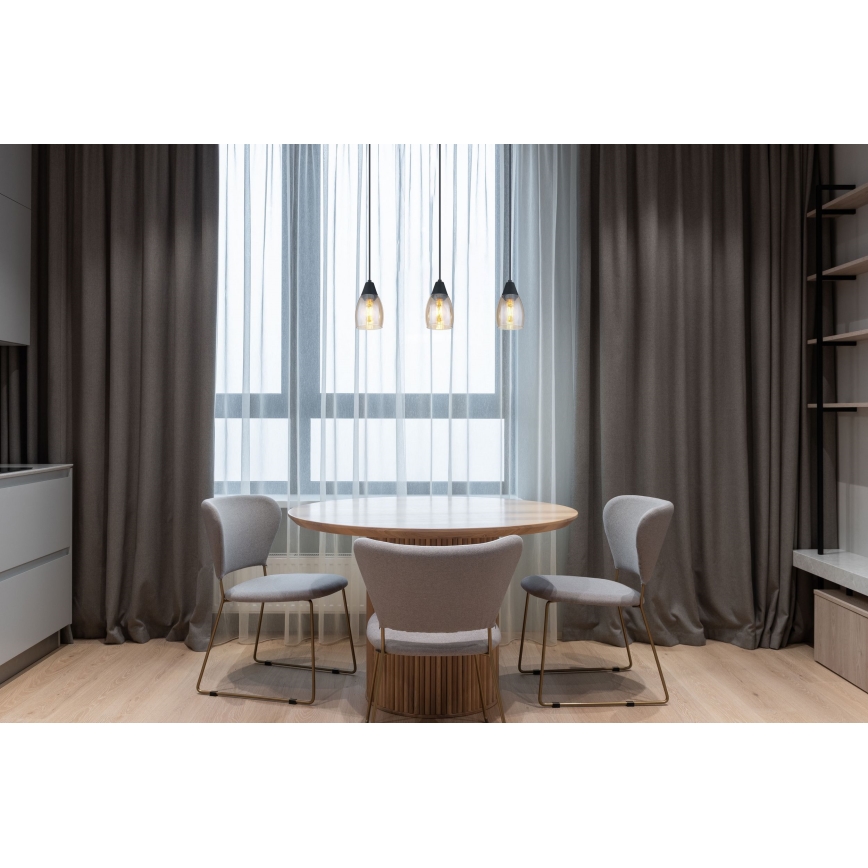 Globo - Candelabro suspenso 3xE27/15W/230V