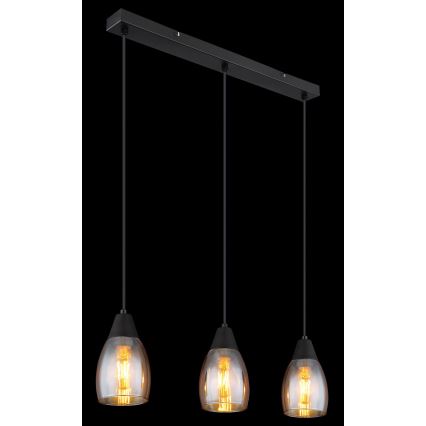 Globo - Candelabro suspenso 3xE27/15W/230V