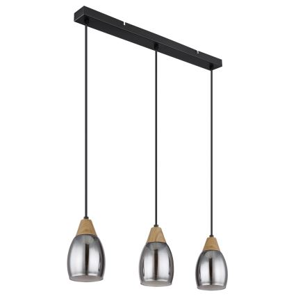 Globo - Candelabro suspenso 3xE27/15W/230V