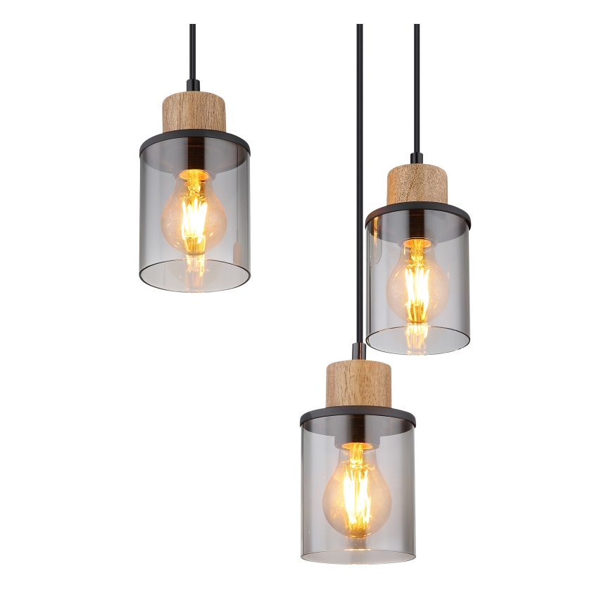 Globo - Candeeiro suspenso 6xE27/15W/230V