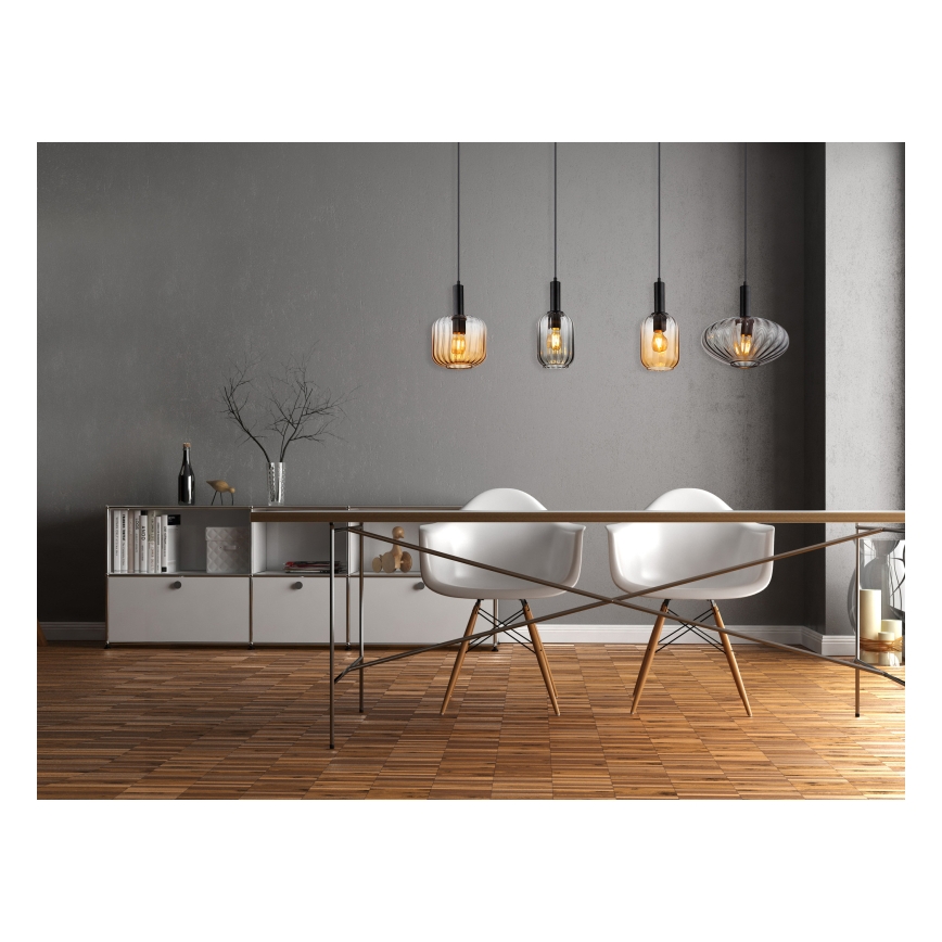 Globo - Lustre suspenso por cabo 4xE27/60W/230V