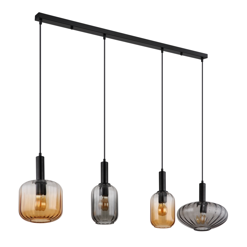 Globo - Lustre suspenso por cabo 4xE27/60W/230V