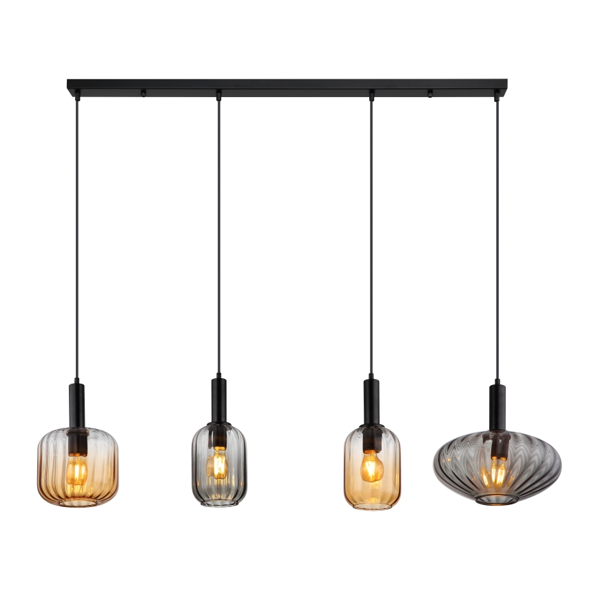 Globo - Lustre suspenso por cabo 4xE27/60W/230V