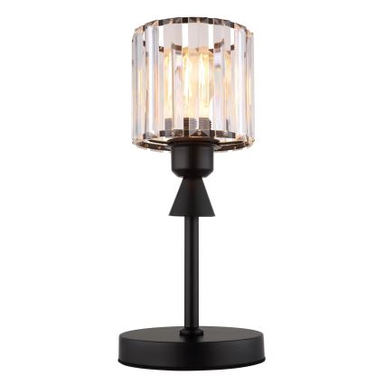 Globo - Candeeiro de mesa 1xE27/60W/230V diâmetro 15 cm preto