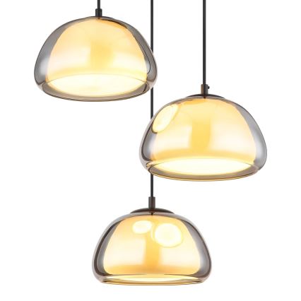 Globo - Candeeiro suspenso 3xE14/40W/230V