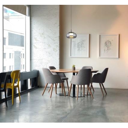 Globo - Candeeiro suspenso LED LED/6W/230V preto