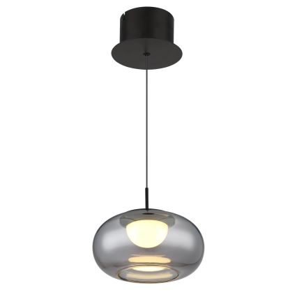 Globo - Candeeiro suspenso LED LED/6W/230V preto