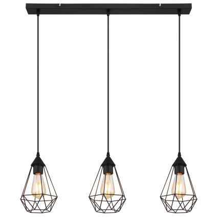 Globo - Candeeiro suspenso 3xE27/60W/230V