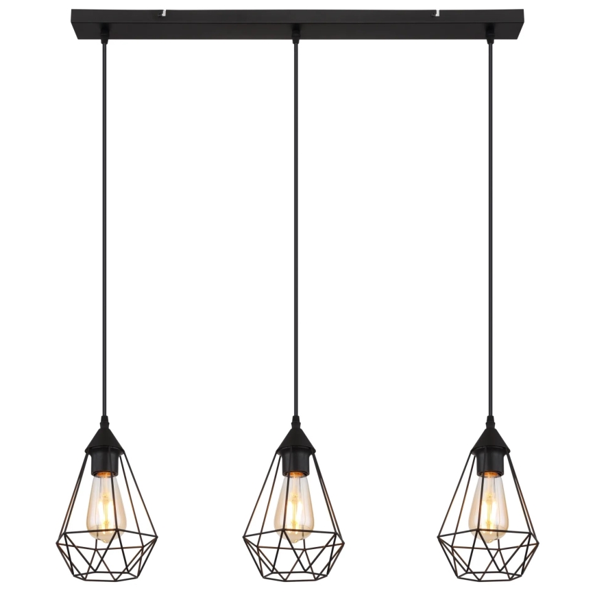 Globo - Candeeiro suspenso 3xE27/60W/230V