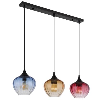 Globo - Candeeiro suspenso 3xE27/60W/230V
