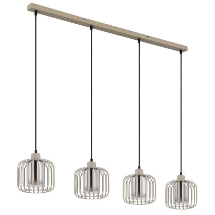 Globo - Lustre suspenso com cabo 4xE27/40W/230V