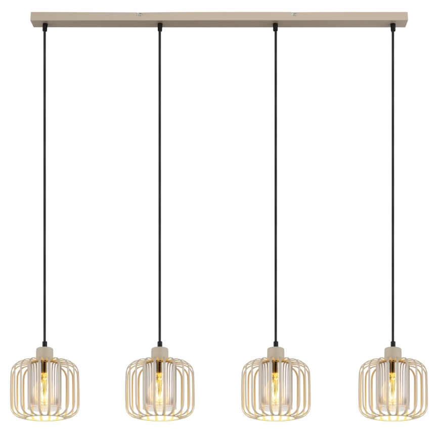 Globo - Lustre suspenso com cabo 4xE27/40W/230V