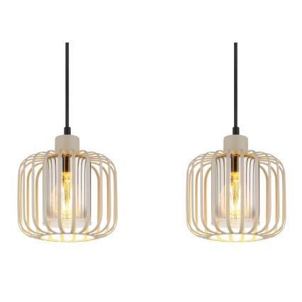 Globo - Lustre suspenso com cabo 4xE27/40W/230V
