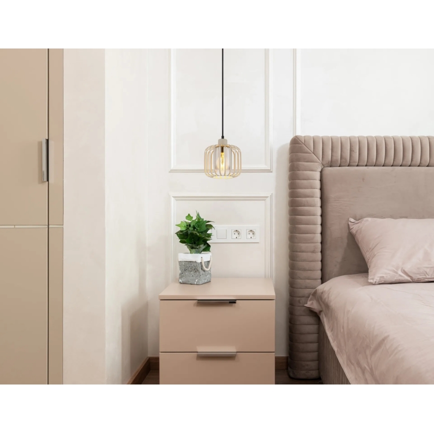 Globo - Pendente em cabo 1xE27/40W/230V Ø 18 cm