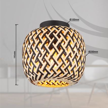 Globo 15766D - Iluminação de teto COLLY 1xE27/15W/230V