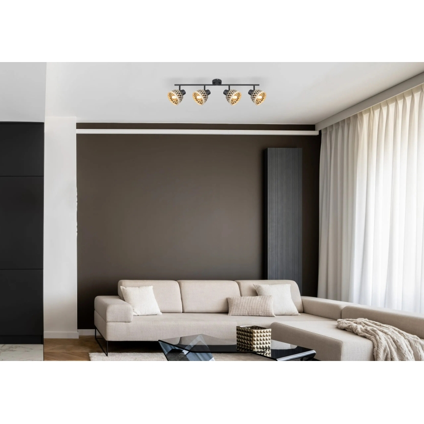 Globo 15767-4 - Foco COLLY 4xE27/15W/230V