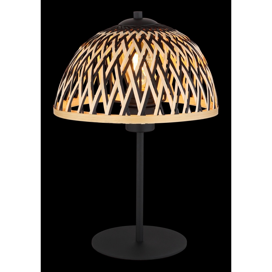Globo - Candeeiro de mesa 1xE27/15W/230V bambu