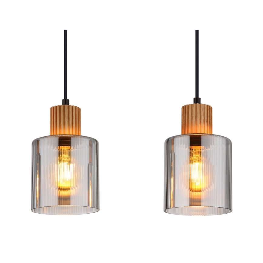 Globo - Lustre pendente em cabo 3xE27/25W/230V