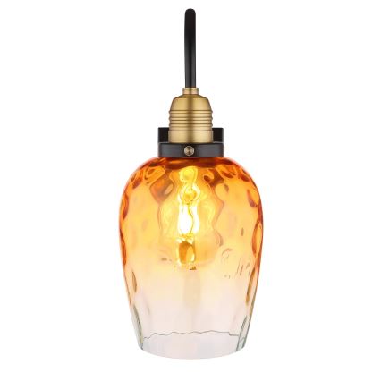 Globo - Candeeiro de parede 1xE27/60W/230V laranja