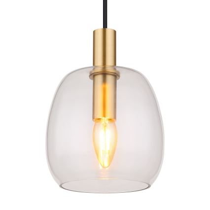 Globo - Candeeiro suspenso 1xE14/40W/230V diâmetro 16 cm latão