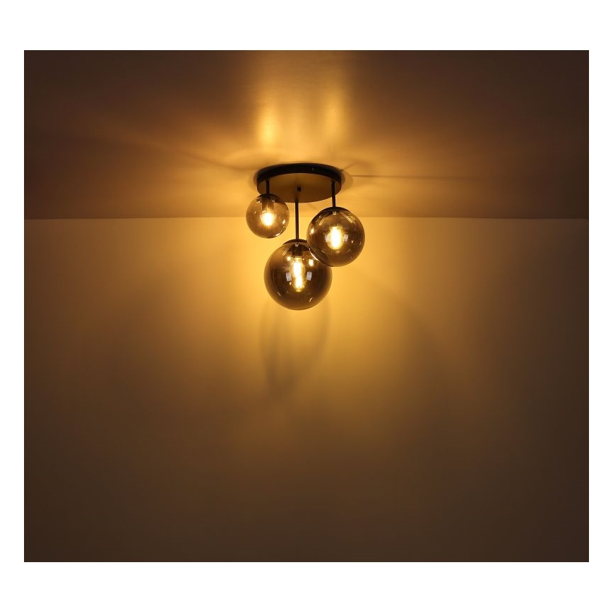 Globo - Candelabro suspenso 3xE27/60W/230V