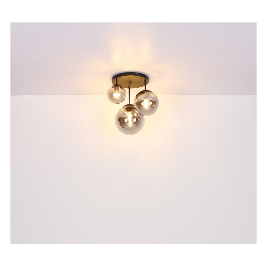 Globo - Candelabro suspenso 3xE27/60W/230V