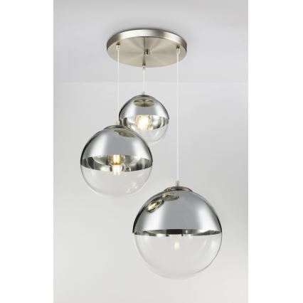 Globo - Candeeiro suspenso 3xE27/40W/230V diâmetro 51 cm
