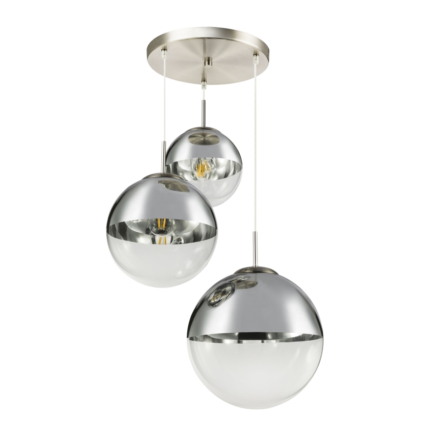 Globo - Candeeiro suspenso 3xE27/40W/230V diâmetro 51 cm