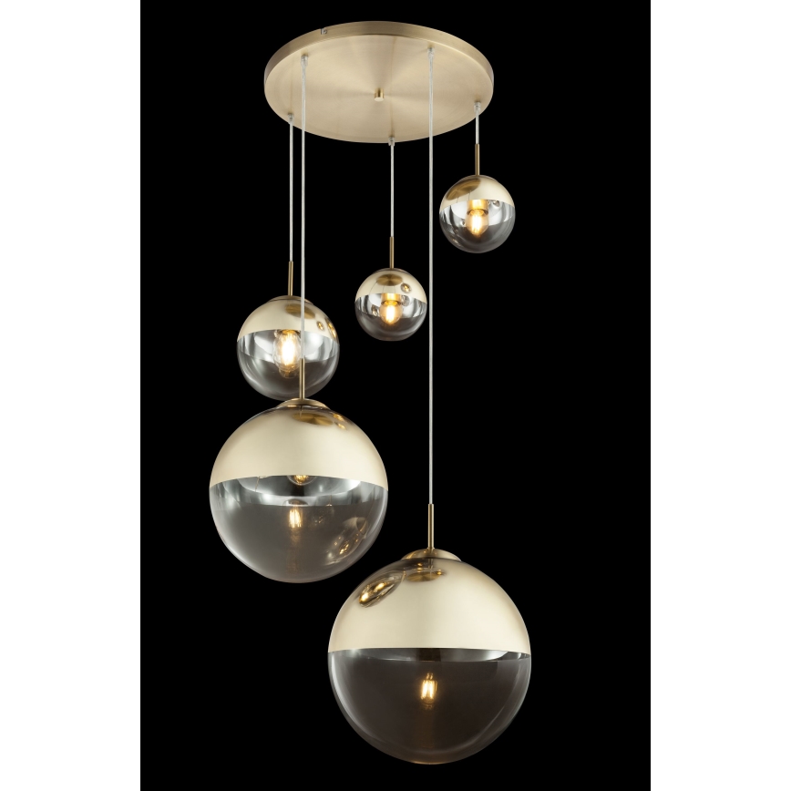 Globo - Candeeiro suspenso 5xE27/40W/230V diâmetro 65 cm