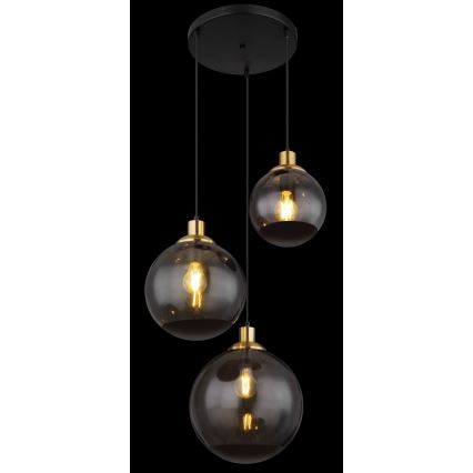 Globo - Candelabro suspenso 3xE27/40W/230V