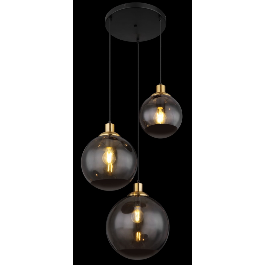 Globo - Candelabro suspenso 3xE27/40W/230V