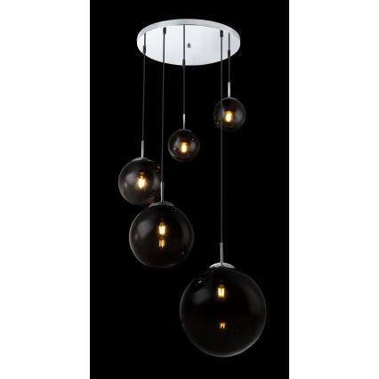 Globo - Candeeiro suspenso 5xE27/40W/230V diâmetro 65 cm
