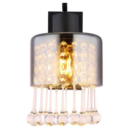 Globo - Candeeiro de parede 1xE27/60W/230V preto