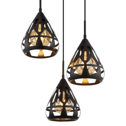 Globo - Candeeiro suspenso 3xE27/40W/230V