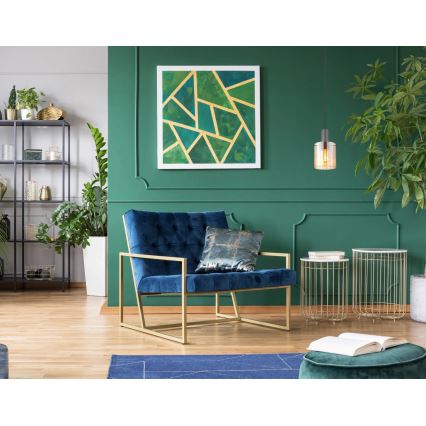 Globo - Candeeiro suspenso 1xE27/40W/230V diâmetro 18 cm castanho