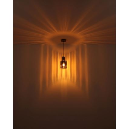 Globo - Candeeiro suspenso 1xE27/40W/230V diâmetro 18 cm cinzento