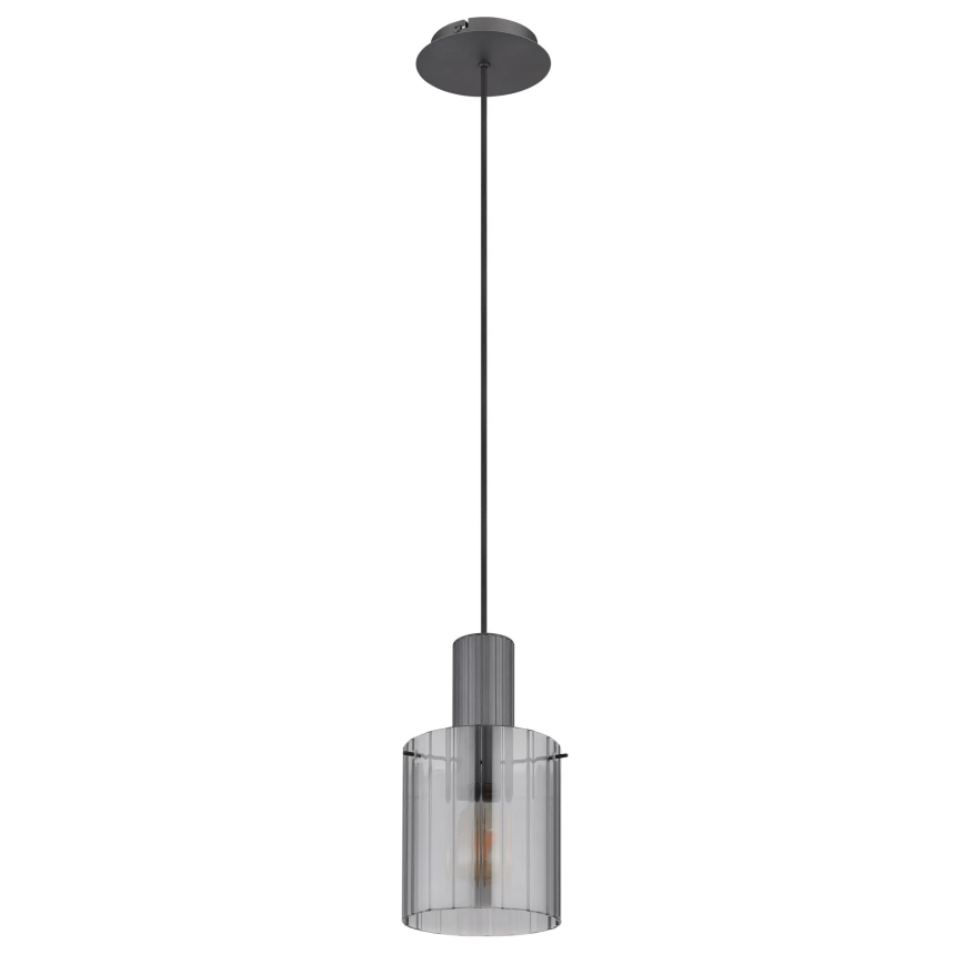 Globo - Candeeiro suspenso 1xE27/40W/230V diâmetro 18 cm cinzento