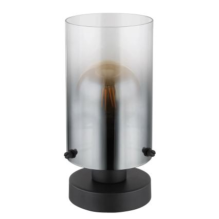 Globo - Candeeiro de mesa 1xE27/40W/230V diâmetro 12,5 cm preto