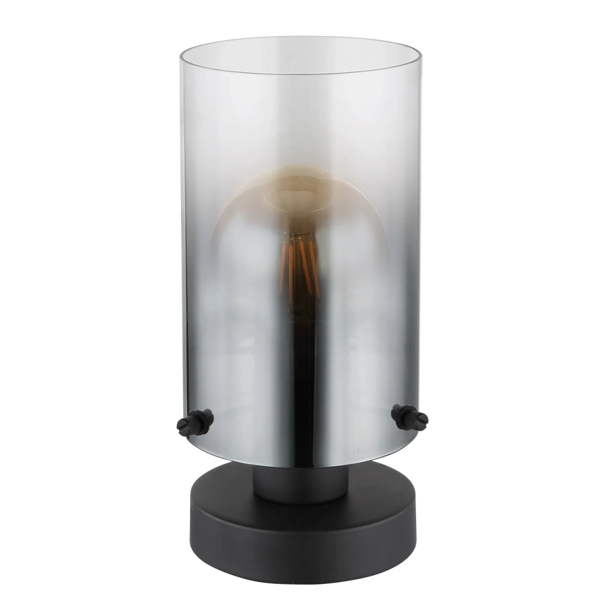 Globo - Candeeiro de mesa 1xE27/40W/230V diâmetro 12,5 cm preto