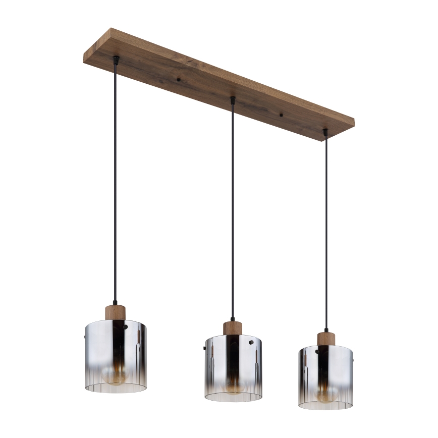 Globo - Lustre suspenso por cabo 3xE27/60W/230V