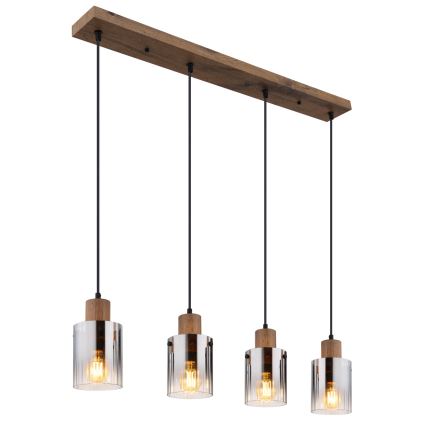 Globo - Lustre suspenso por cabo 4xE27/40W/230V