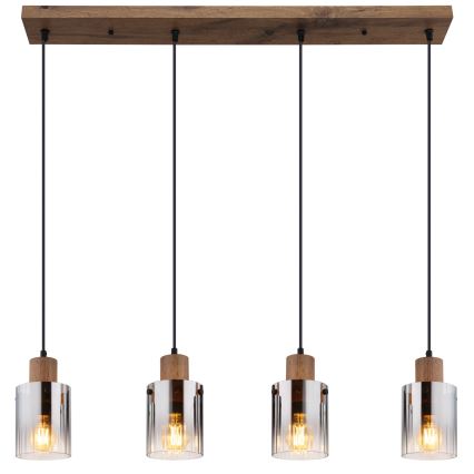 Globo - Lustre suspenso por cabo 4xE27/40W/230V