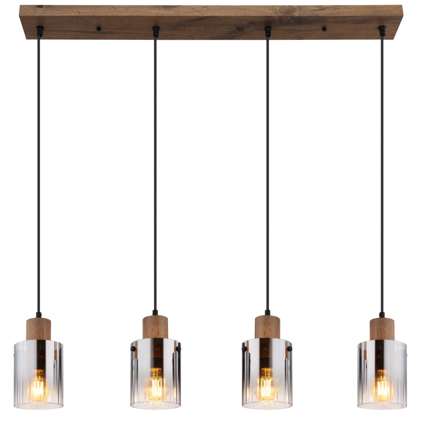 Globo - Lustre suspenso por cabo 4xE27/40W/230V